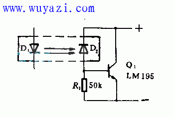 光電隔離器驅動1A晶體管集成電路圖